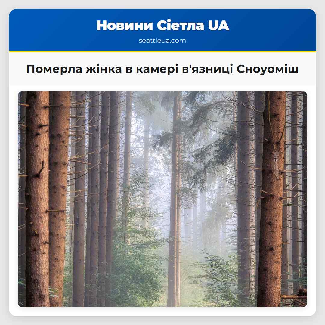 Померла жінка в камері в'язниці Сноуоміш
