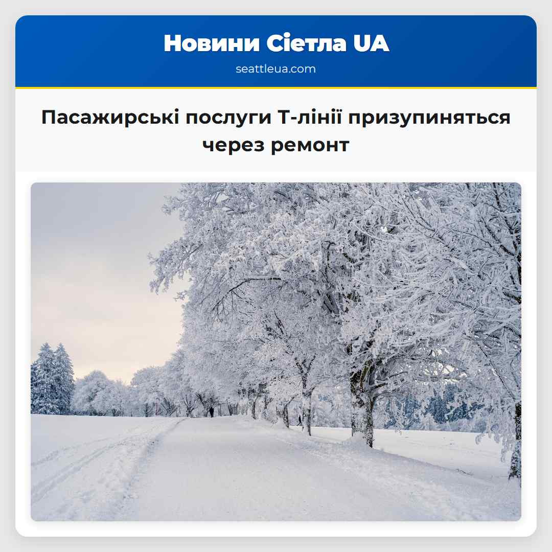 Пасажирські послуги Т-лінії призупиняться через