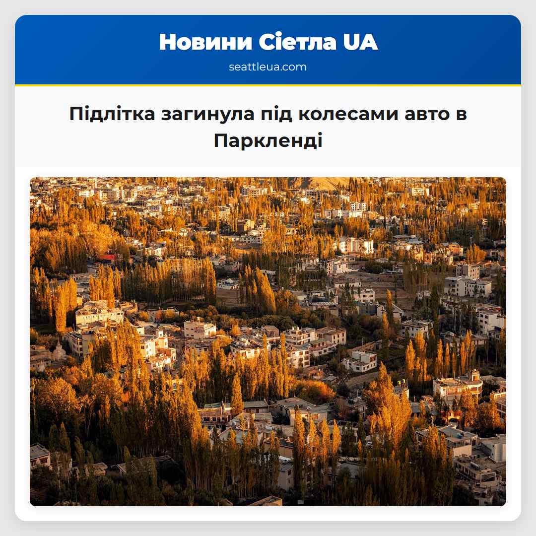 Підлітка загинула під колесами авто в Паркленді