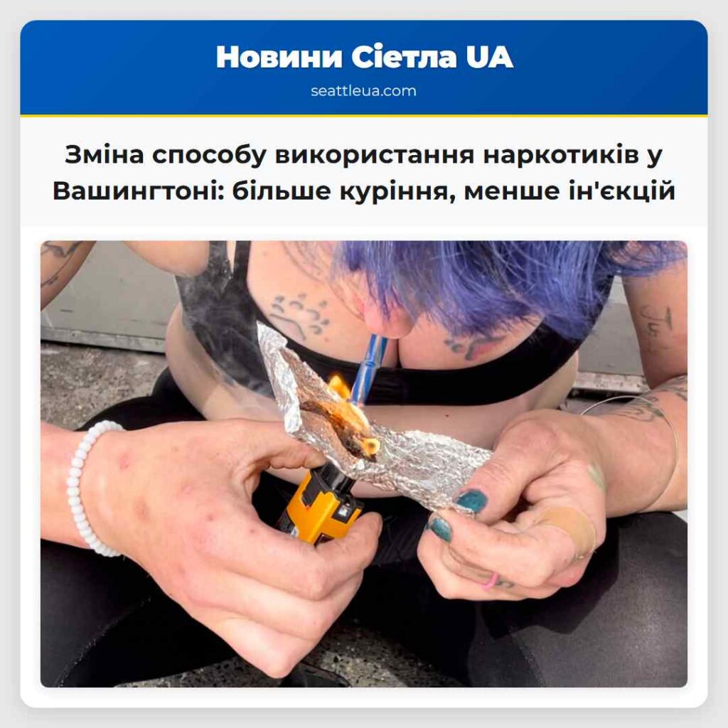 Зміна способу використання наркотиків у