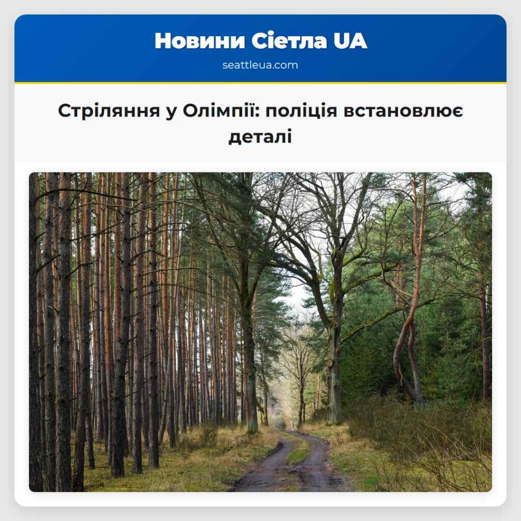 Стріляння у Олімпії: поліція встановлює деталі