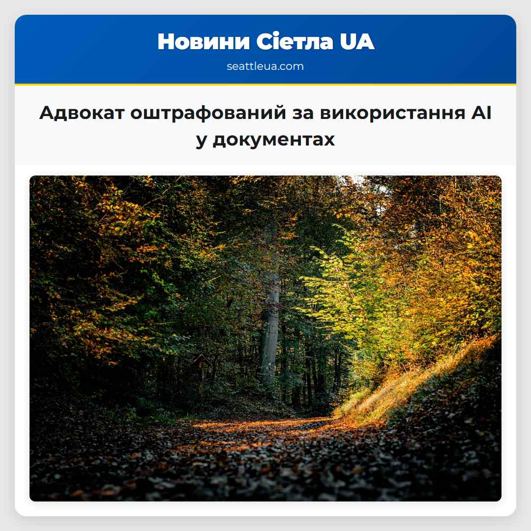 Адвокат оштрафований за використання AI у