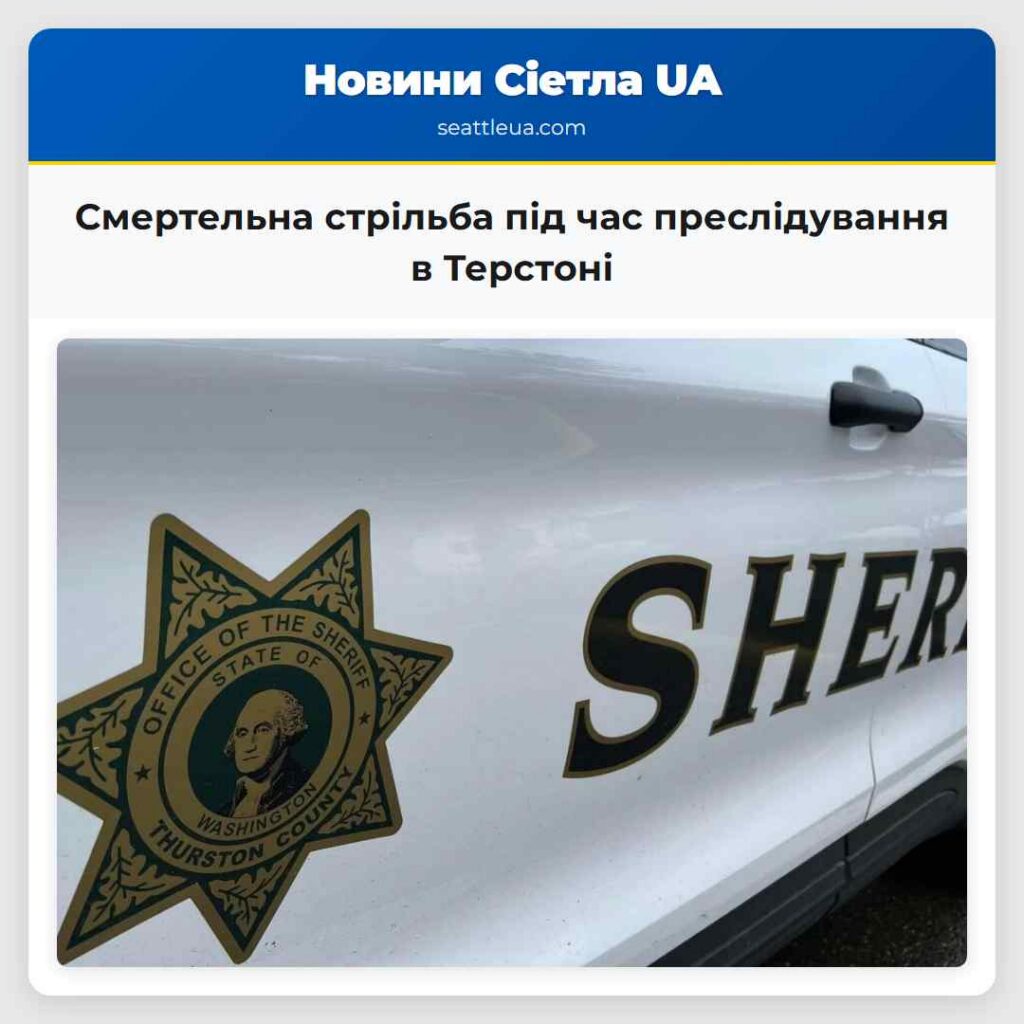 Смертельна стрільба під час преслідування в