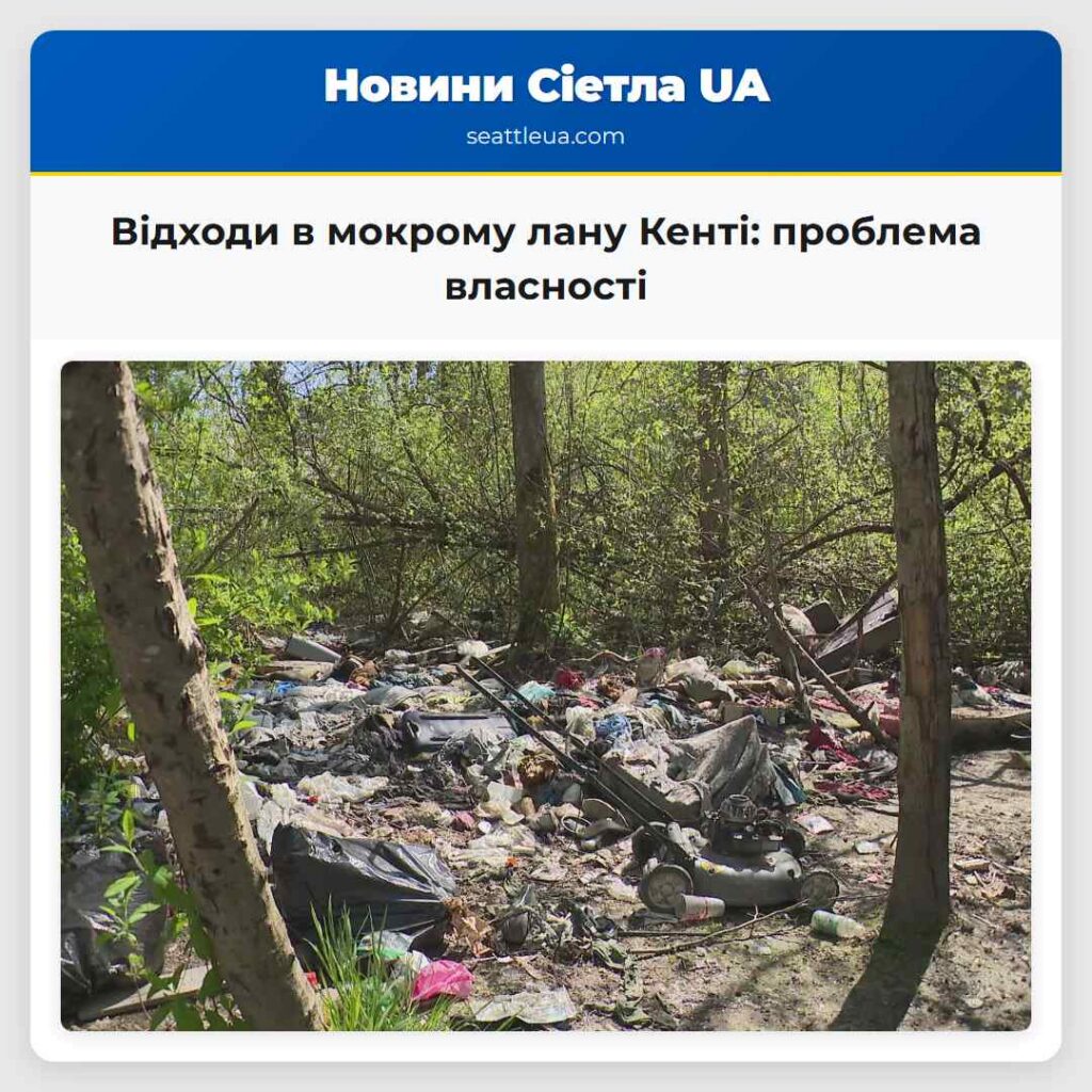 Відходи в мокрому лану Кенті: проблема власності