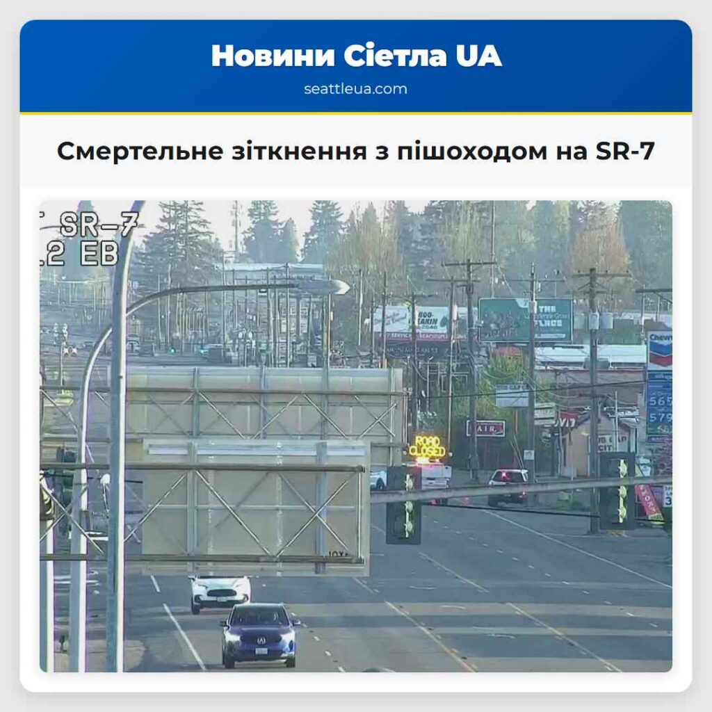 Смертельне зіткнення з пішоходом на SR-7