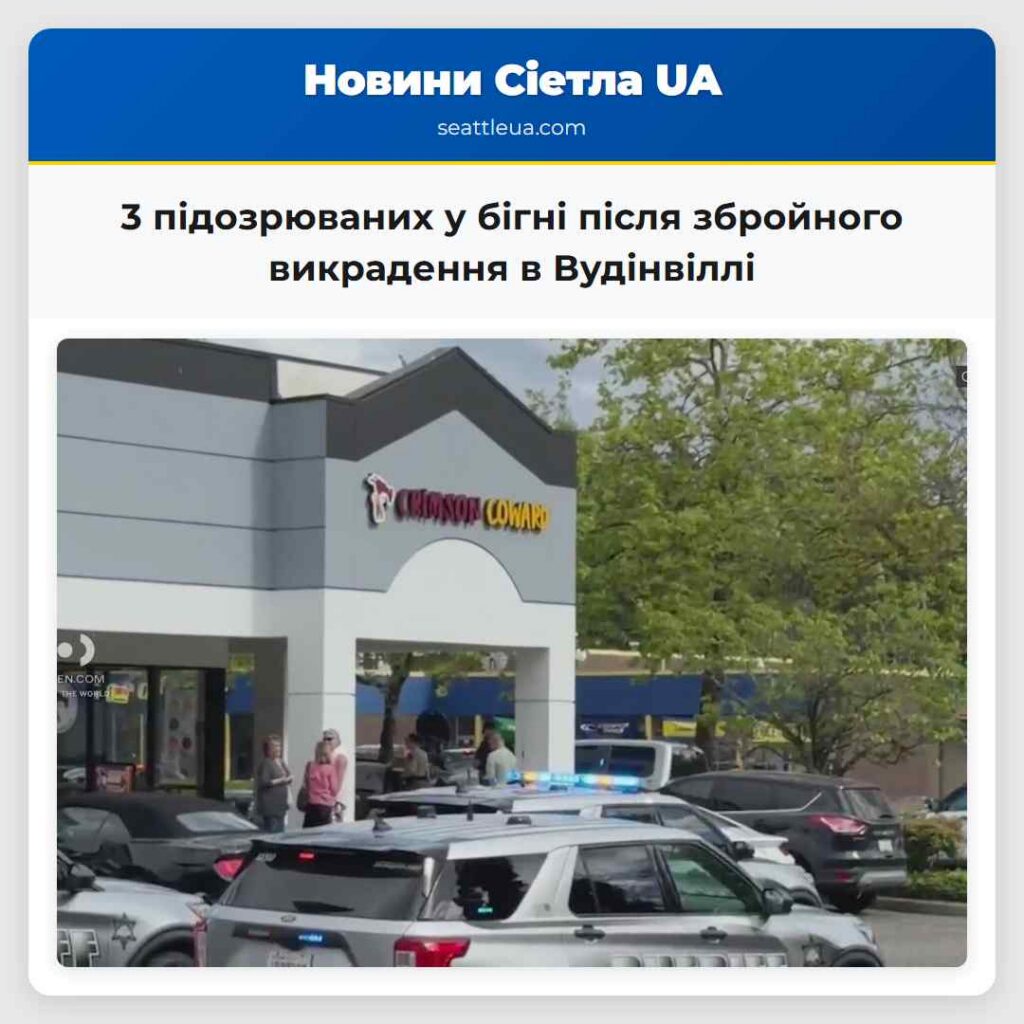 3 підозрюваних у бігні після збройного викрадення