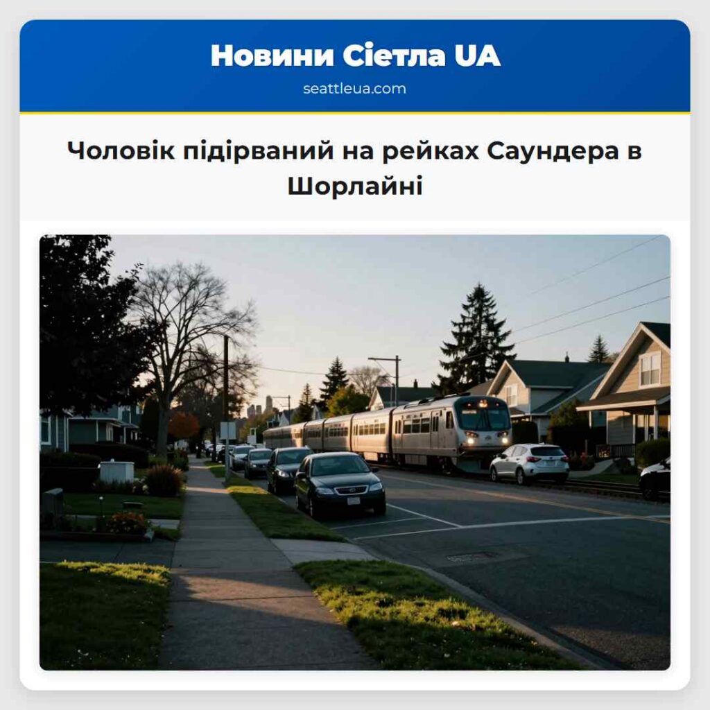 Чоловік підірваний на рейках Саундера в Шорлайні