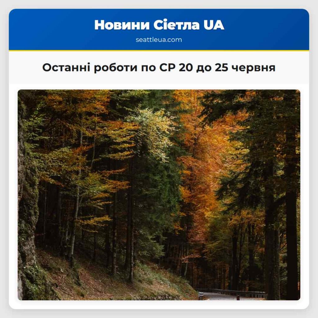 Останні роботи по СР 20 до 25 червня