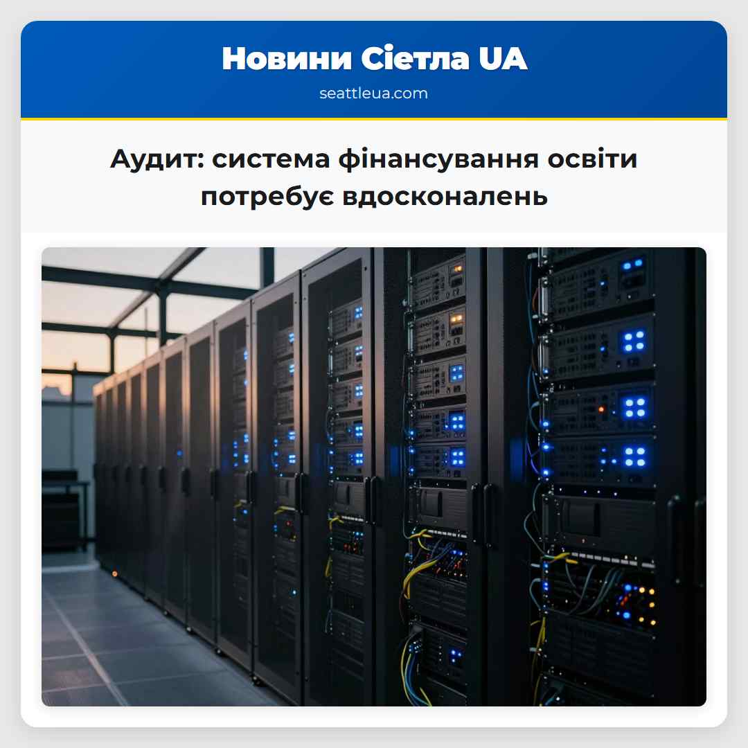 Аудит система фінансування освіти потребує вдосконалень