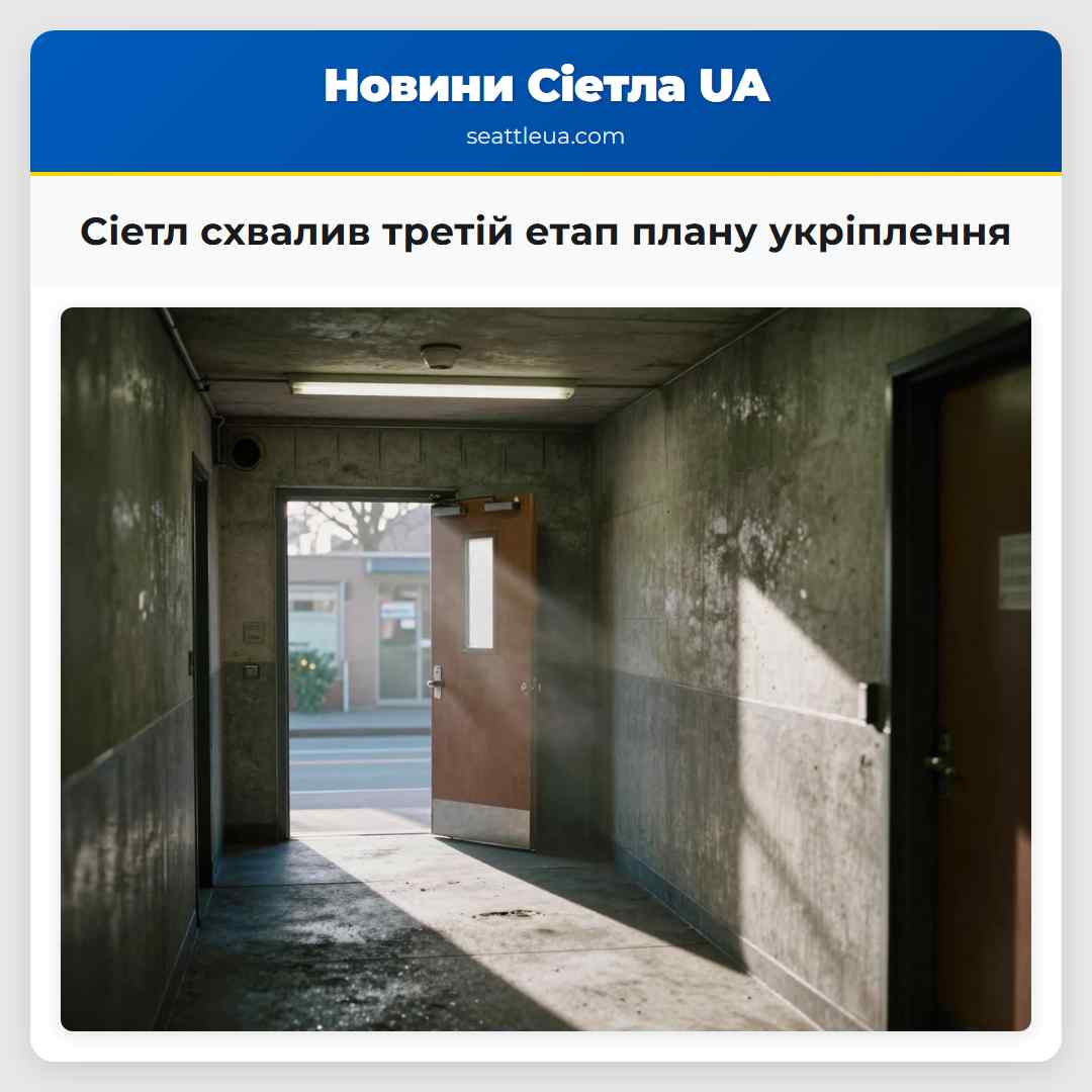Сіетл схвалив третій етап плану укріплення