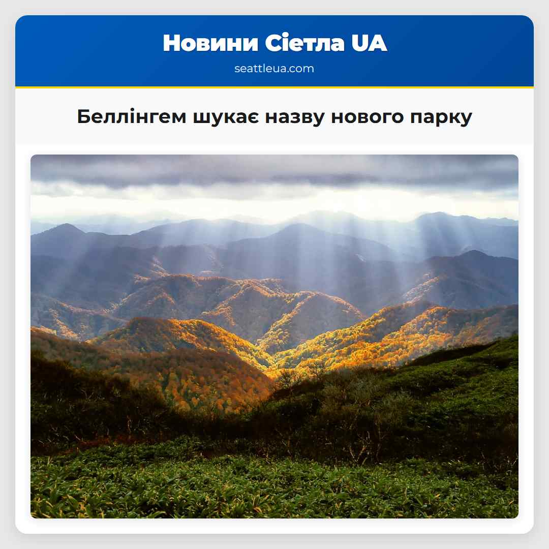 Беллінгем шукає назву нового парку