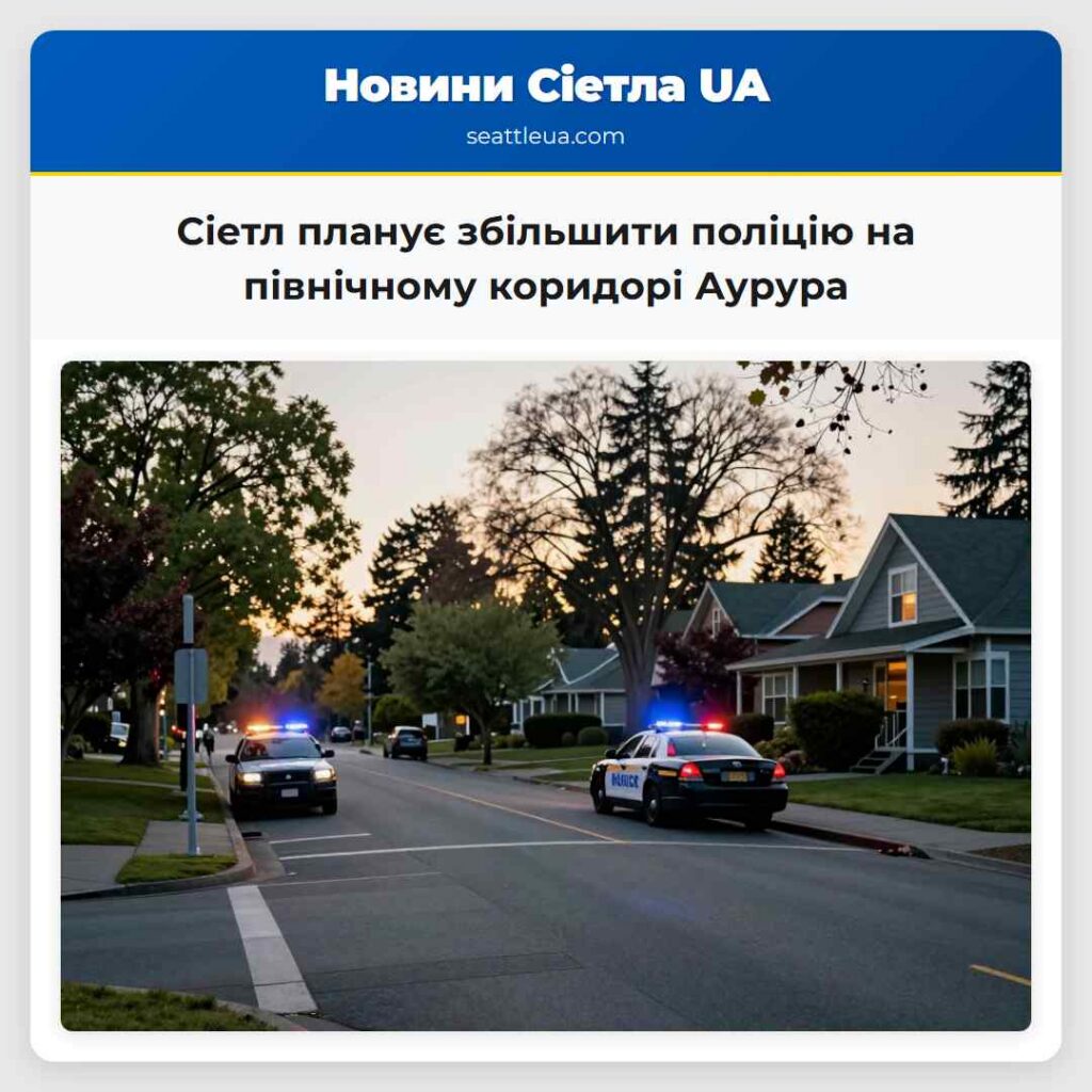 Сіетл планує збільшити поліцію на північному