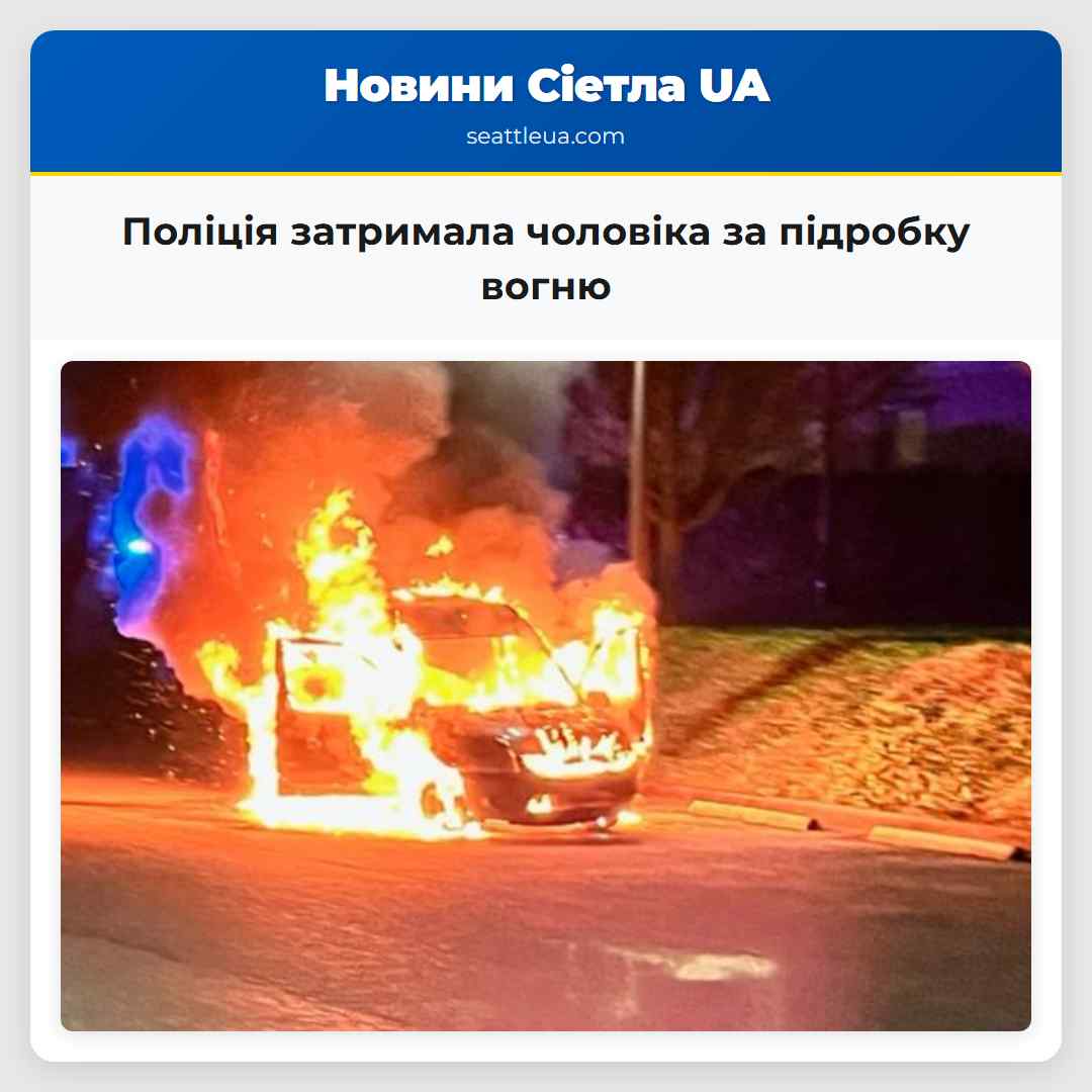 Поліція затримала чоловіка за підробку вогню