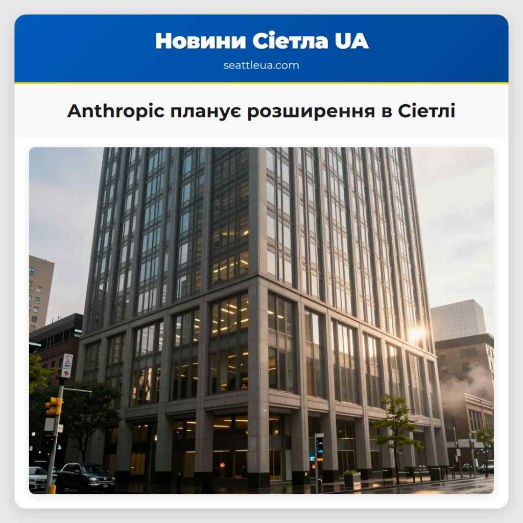 Anthropic планує розширення в Сіетлі