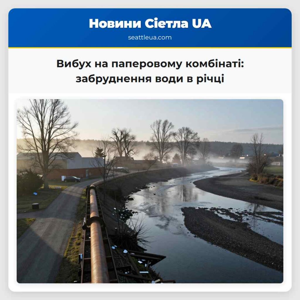 Вибух на паперовому комбінаті: забруднення води в