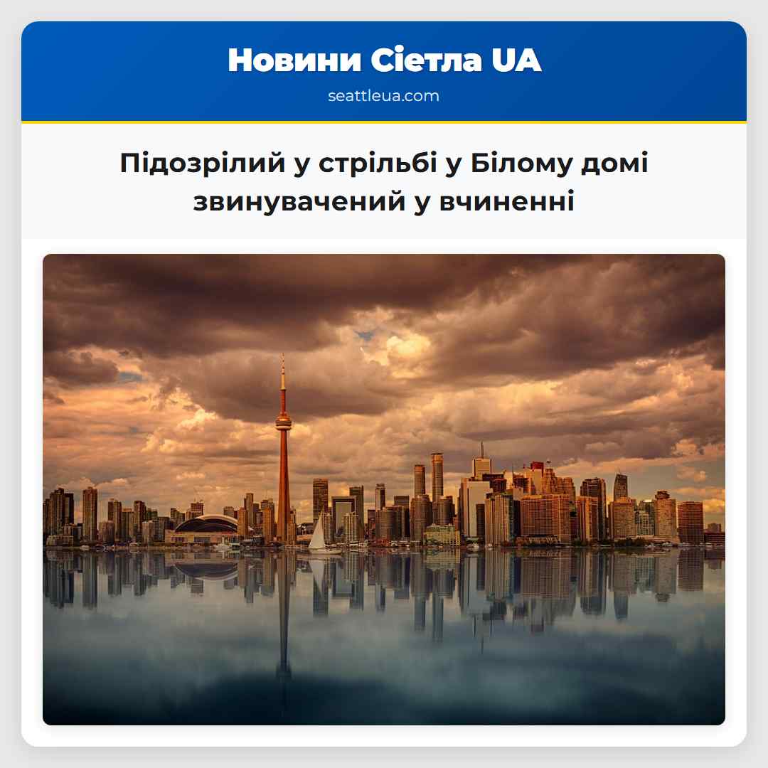 Підозрілий у стрільбі у Білому домі звинувачений