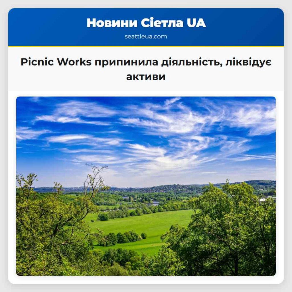 Picnic Works припинила діяльність, ліквідує активи