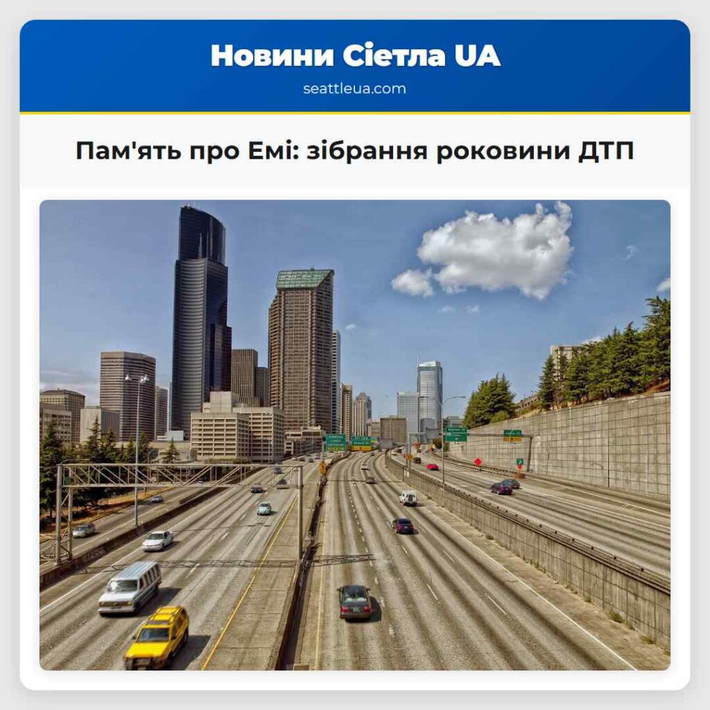 Пам'ять про Емі: зібрання роковини ДТП