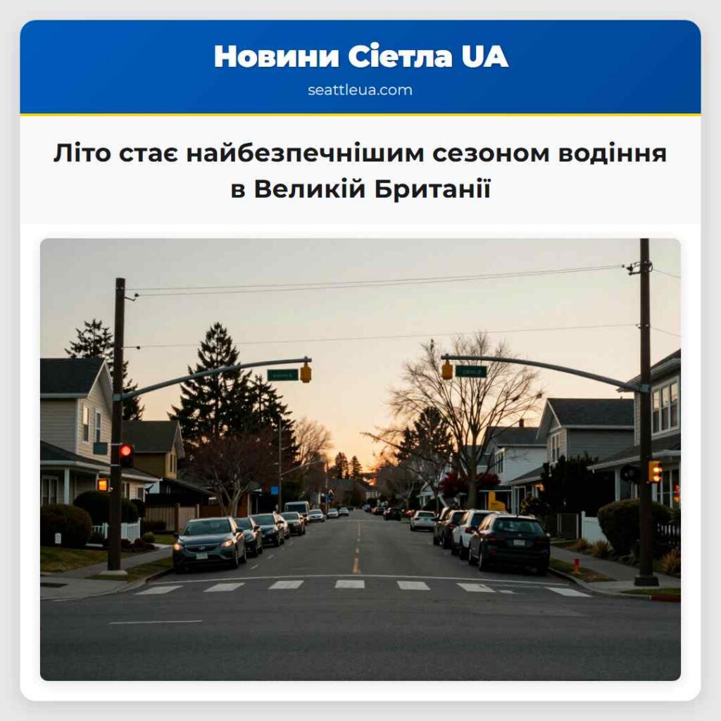 Літо стає найбезпечнішим сезоном водіння в
