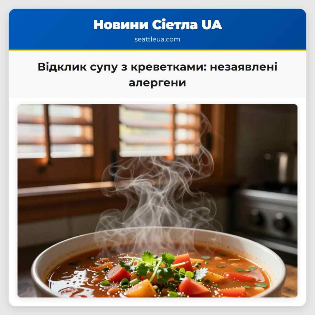 Відклик супу з креветками: незаявлені алергени