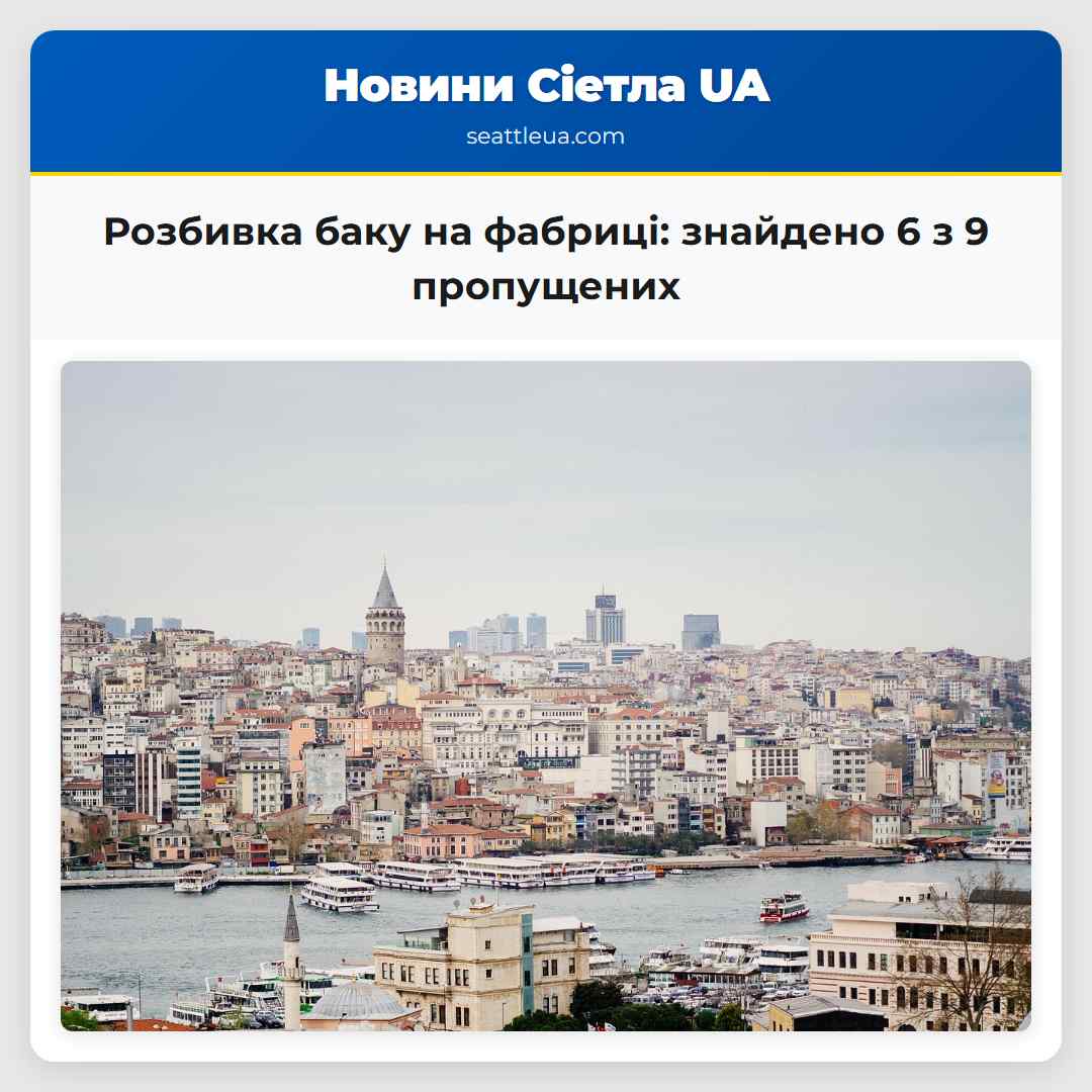 Розбивка баку на фабриці знайдено 6 з 9 пропущених