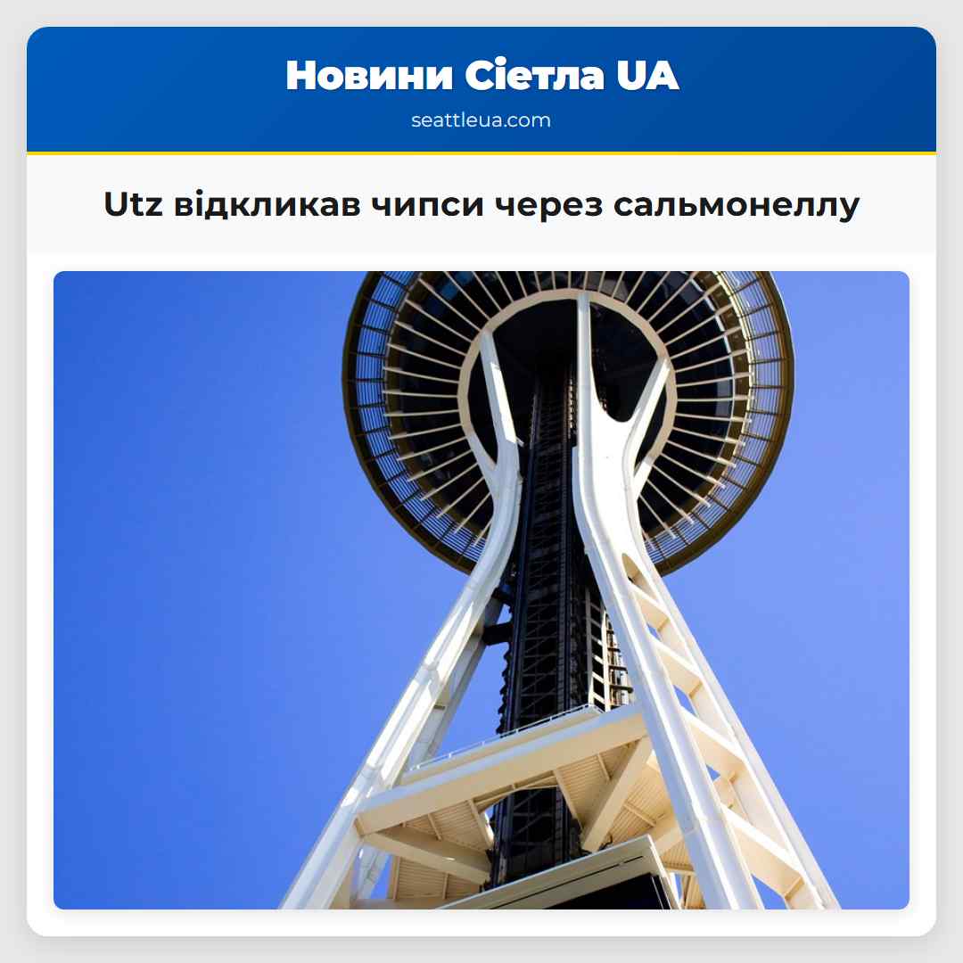 Utz відкликав чипси через сальмонеллу
