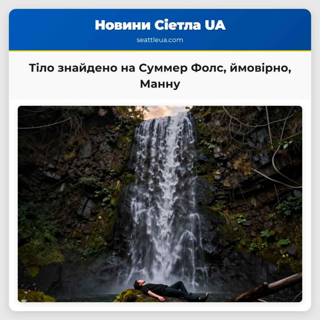 Тіло знайдено на Суммер Фолс, ймовірно, Манну