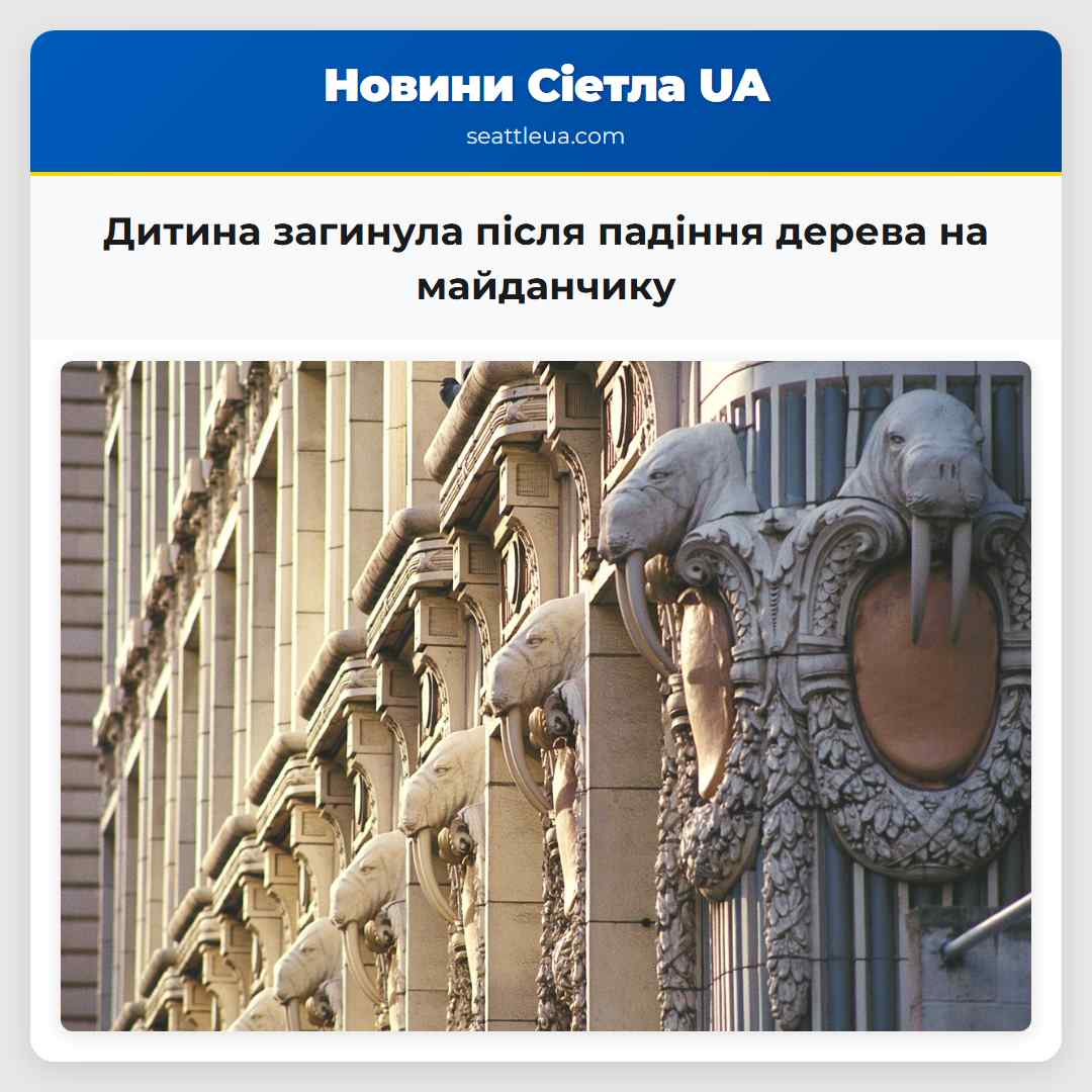 Дитина загинула після падіння дерева на майданчику