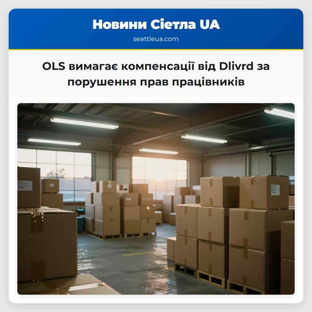 OLS вимагає компенсації від Dlivrd за порушення