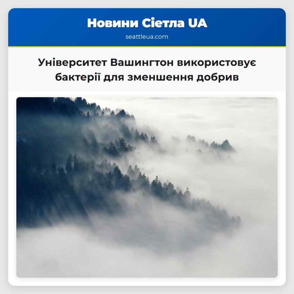 Університет Вашингтон використовує бактерії для