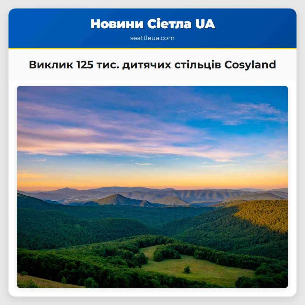 Виклик 125 тис. дитячих стільців Cosyland
