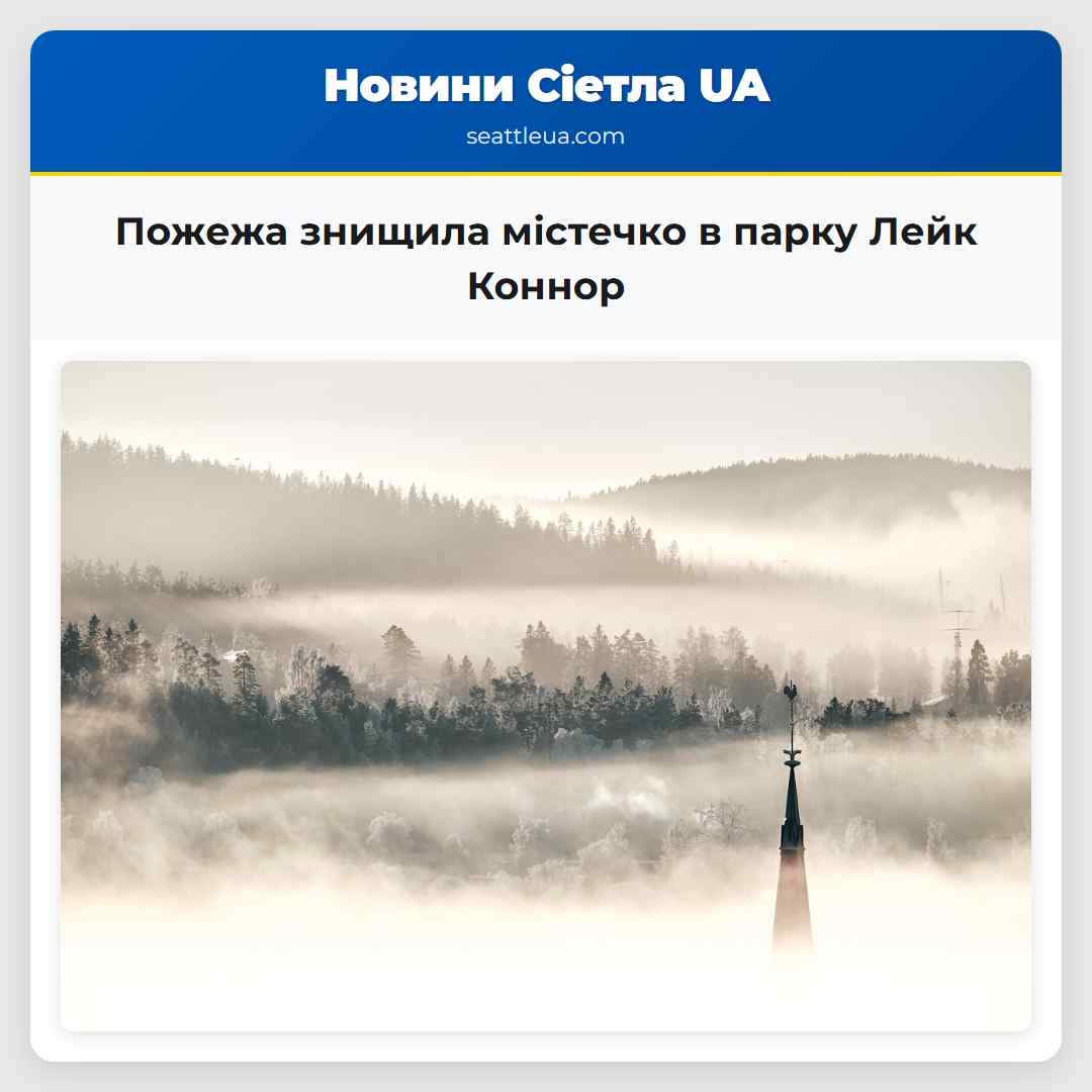 Пожежа знищила містечко в парку Лейк Коннор