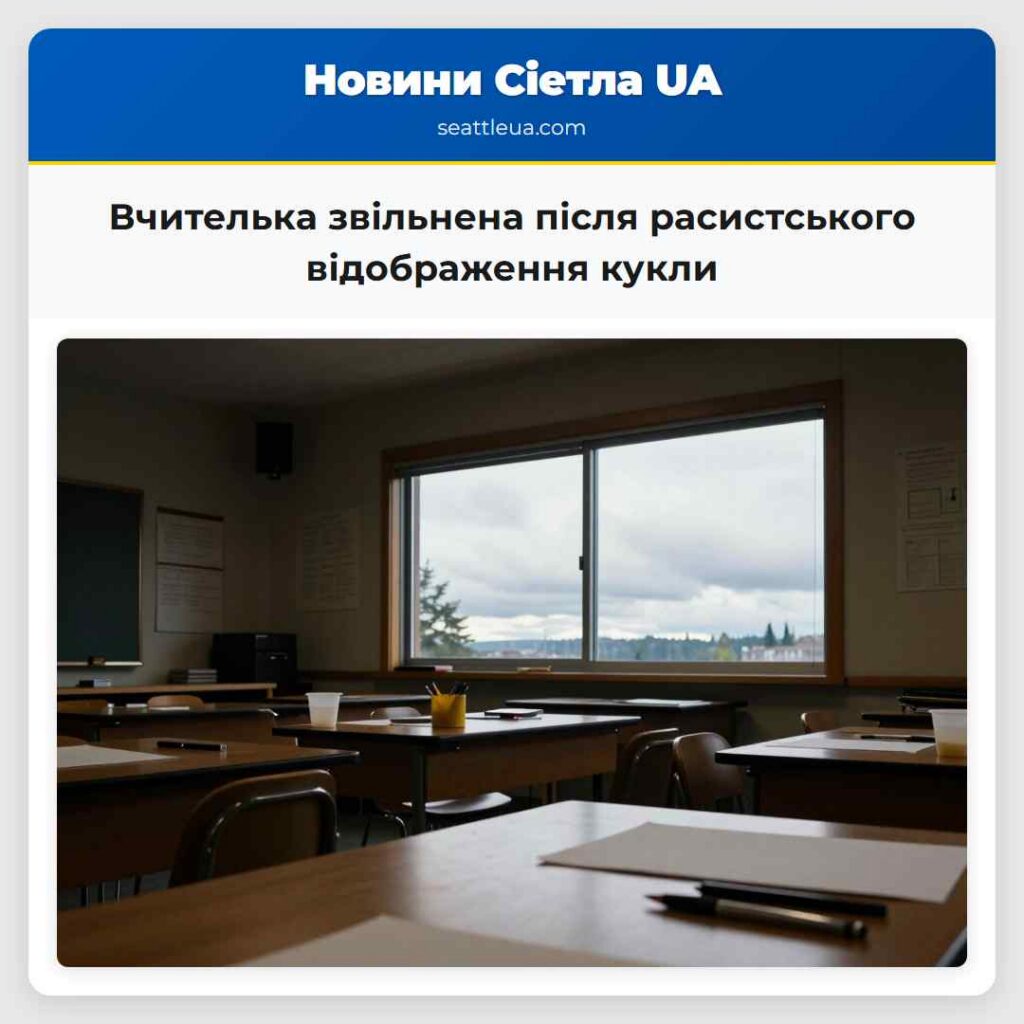 Вчителька звільнена після расистського