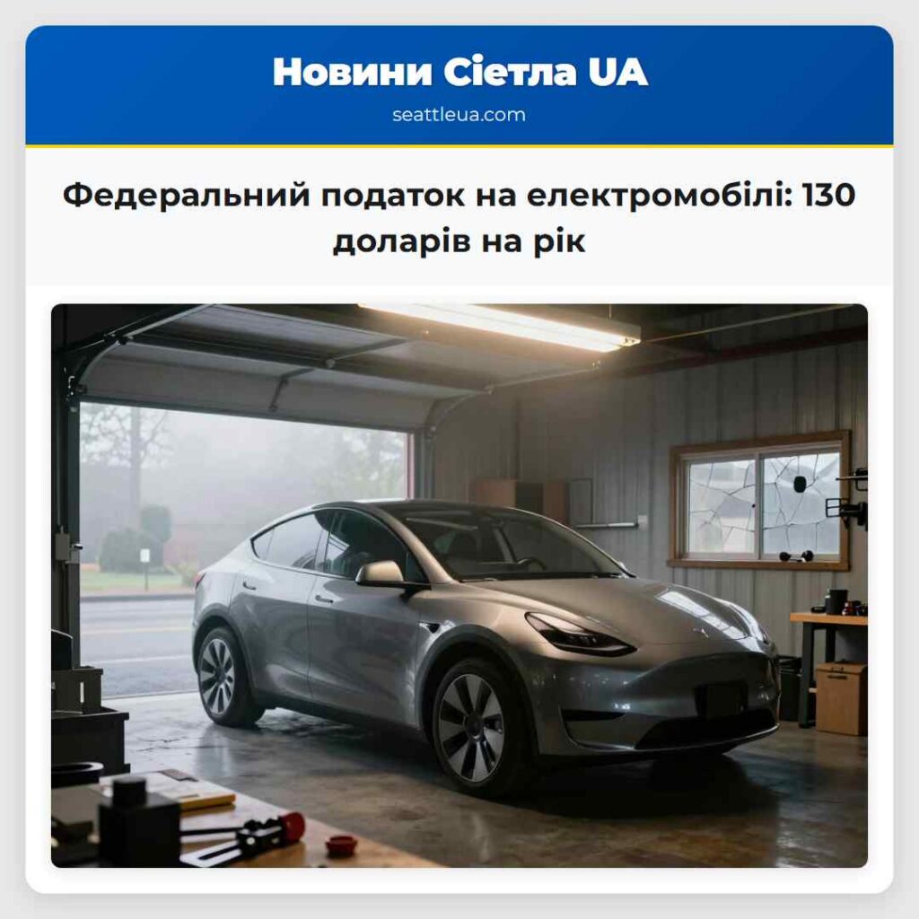 Федеральний податок на електромобілі: 130 доларів