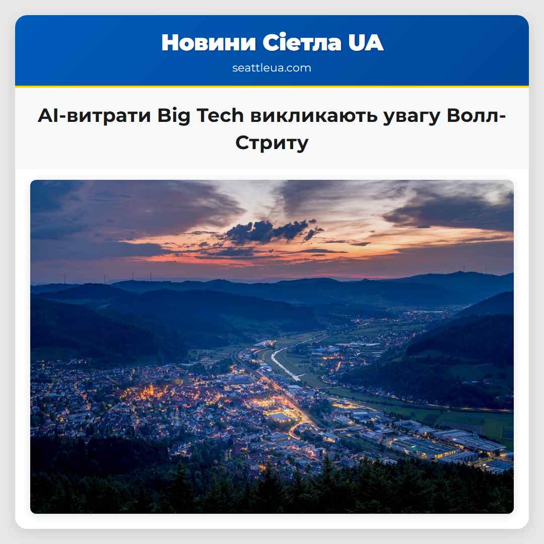 AI-витрати Big Tech викликають увагу Волл-Стриту