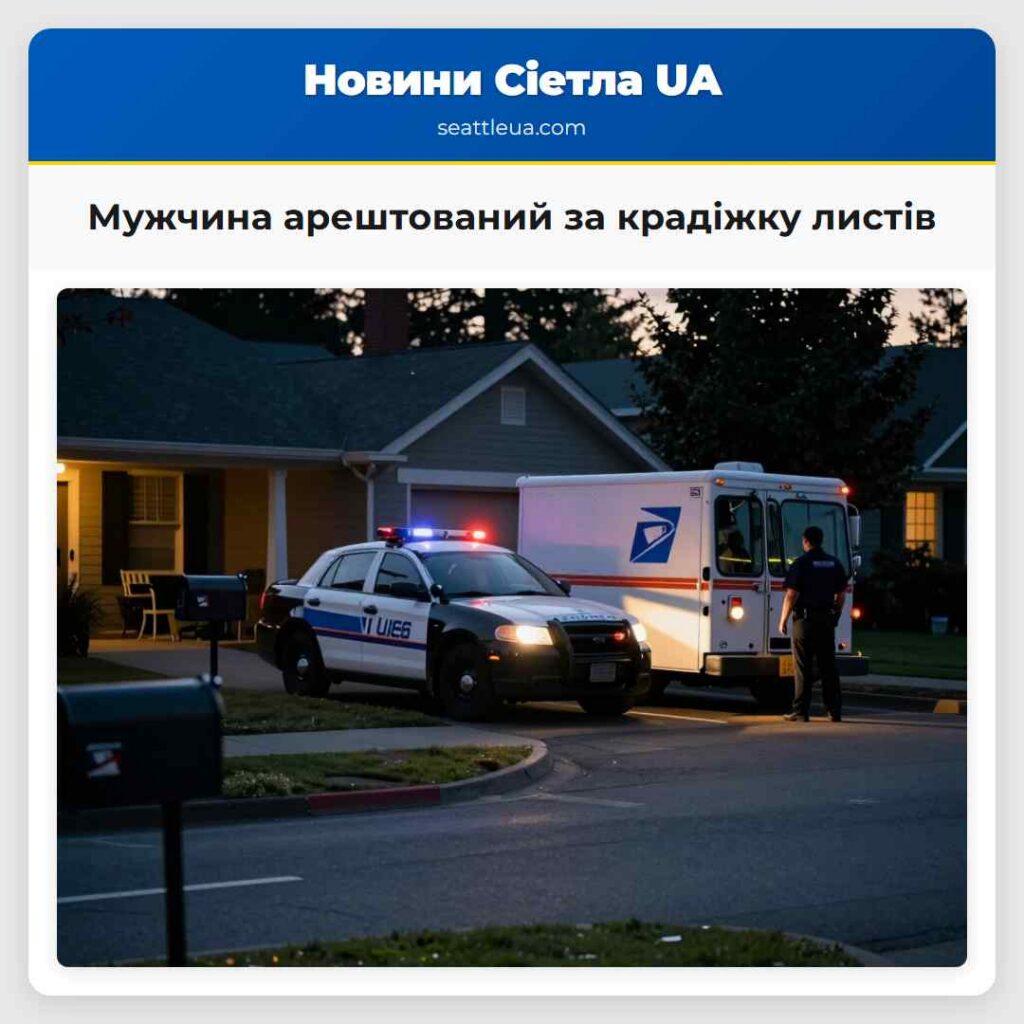 Мужчина арештований за крадіжку листів