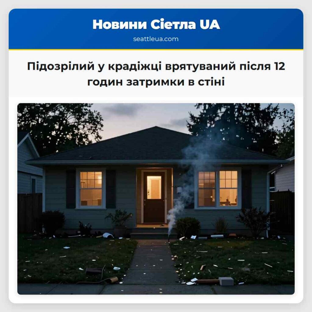 Підозрілий у крадіжці врятуваний після 12 годин