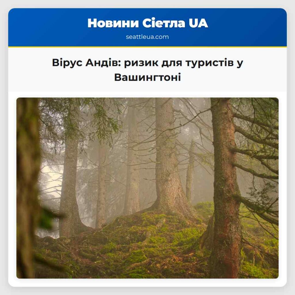 Вірус Андів: ризик для туристів у Вашингтоні
