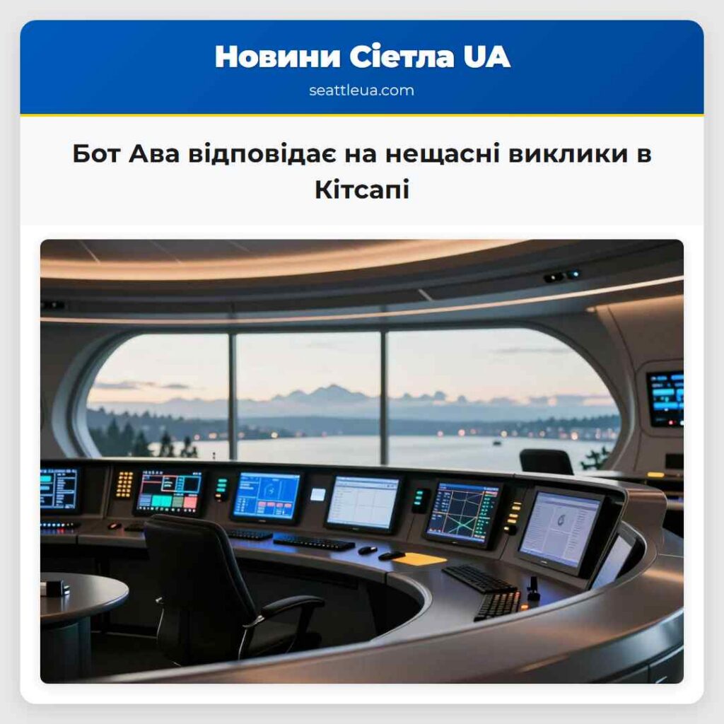 Бот Ава відповідає на нещасні виклики в Кітсапі