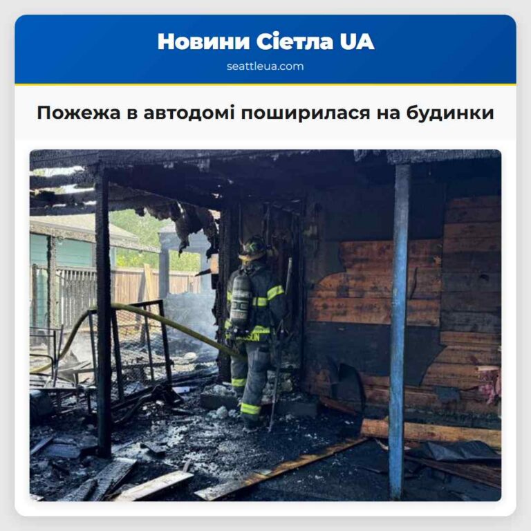 Пожежа в автодомі поширилася на будинки