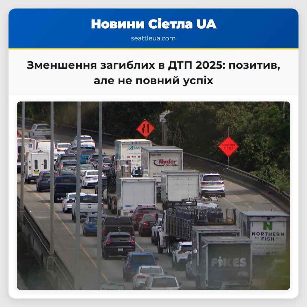 Зменшення загиблих в ДТП 2025: позитив, але не