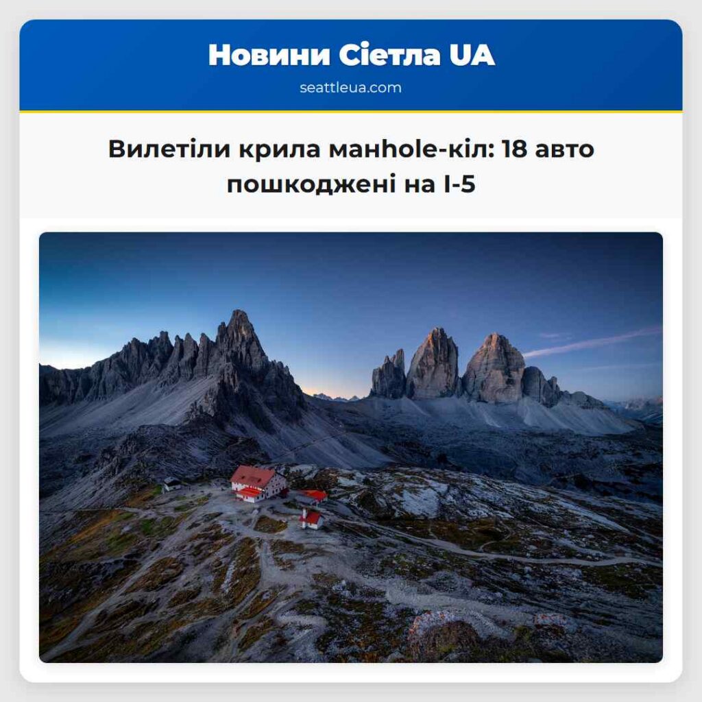 Вилетіли крила манhole-кіл: 18 авто пошкоджені на