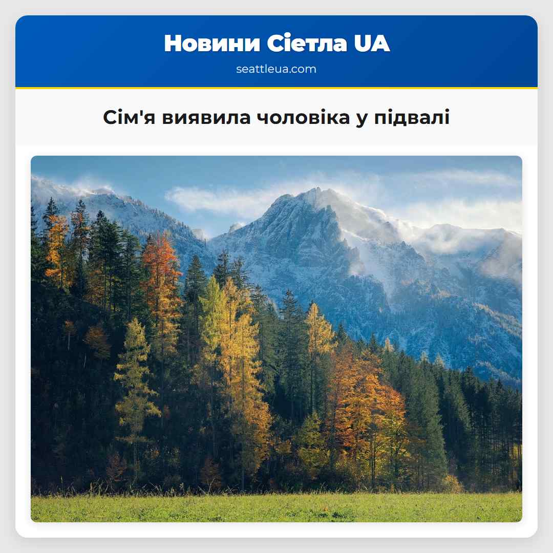 Сімя виявила чоловіка у підвалі
