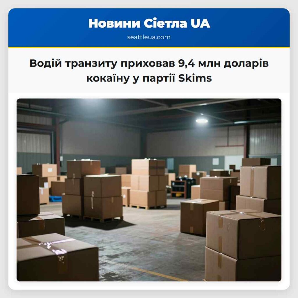 Водій транзиту приховав 9,4 млн доларів кокаїну у