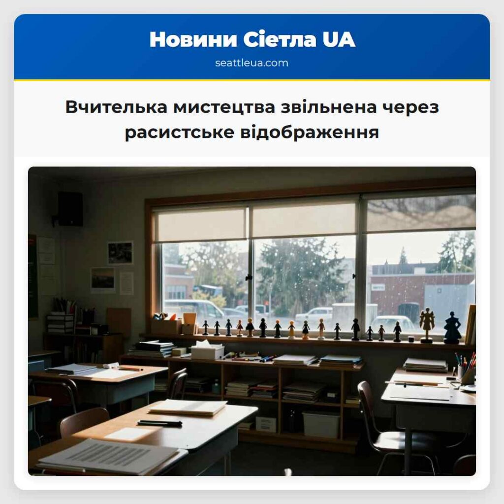 Вчителька мистецтва звільнена через расистське