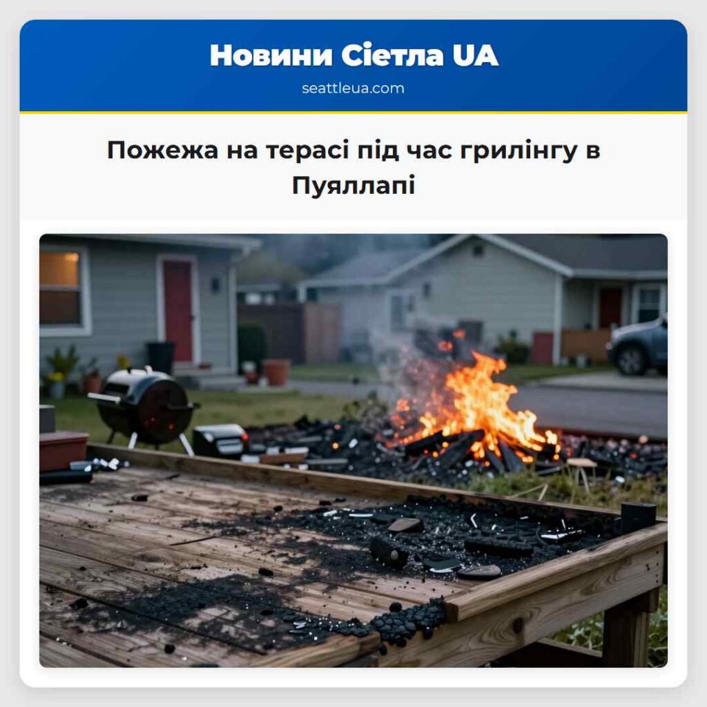 Пожежа на терасі під час грилінгу в Пуяллапі