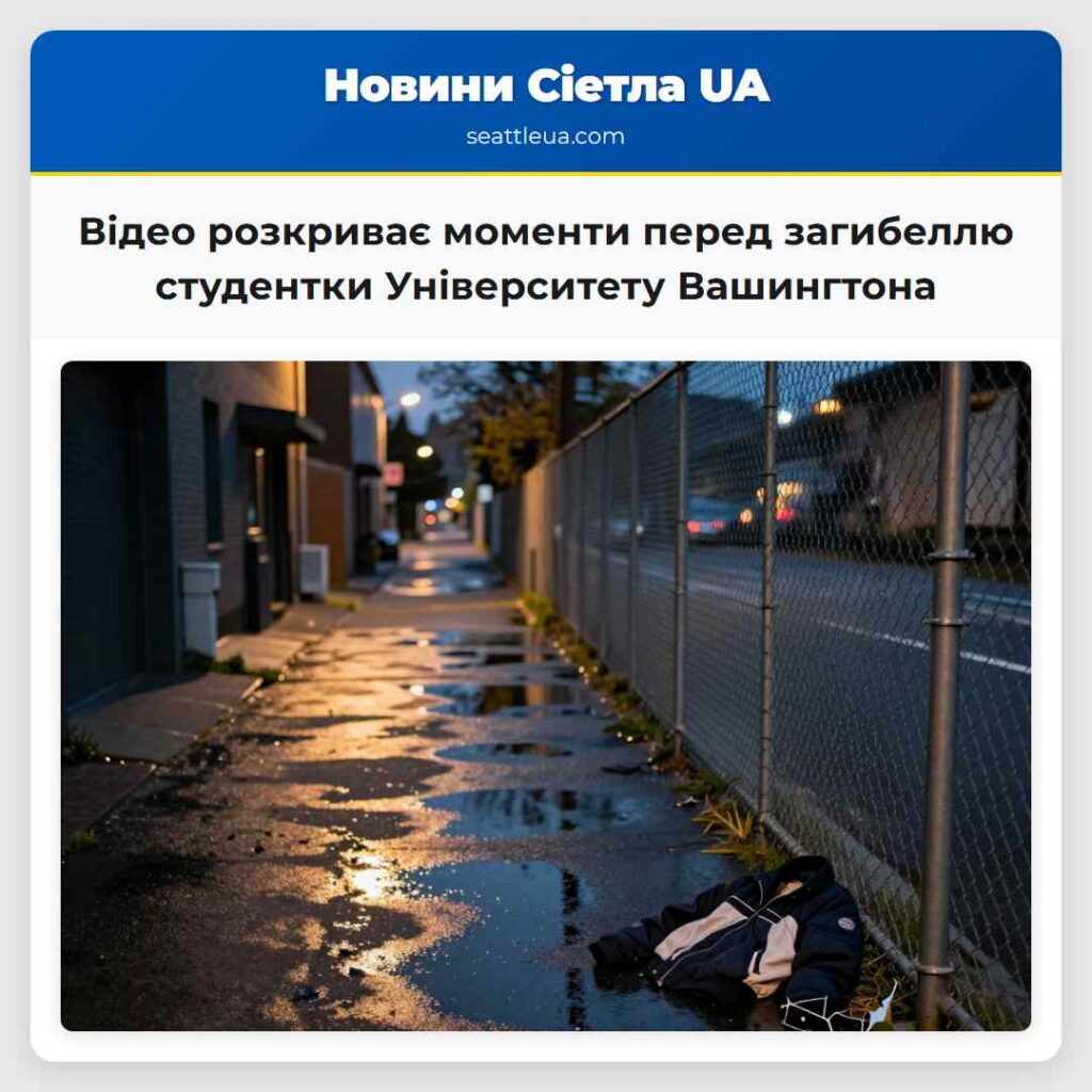 Відео розкриває моменти перед загибеллю студентки