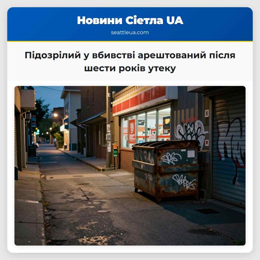 Підозрілий у вбивстві арештований після шести