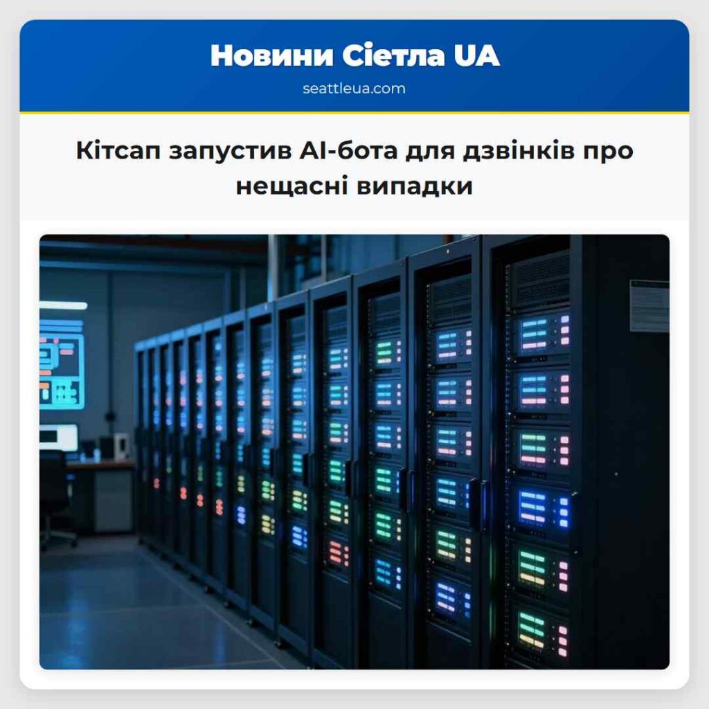 Кітсап запустив AI-бота для дзвінків про нещасні