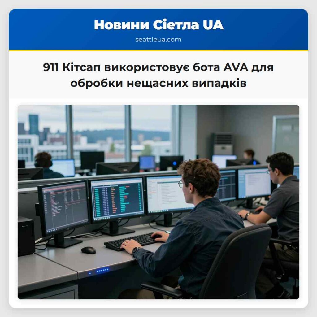 911 Кітсап використовує бота AVA для обробки